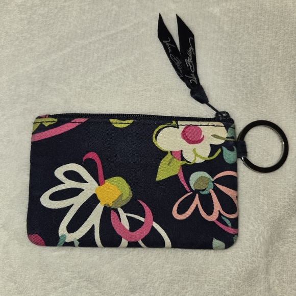 Vera Bradley Floral Card Holder with Key Ring - Picture 2 of 5